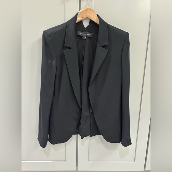 Theory Jackets & Blazers - Theory 100% Silk Classic Black Women’s Suit Jacket Blazer